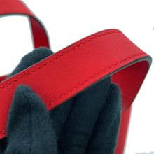 将图像加载到图库查看器中,HERMES In the loop Rouge Casaque Taurillon Clemence Swift Leather Size 18
