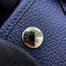 Load image into Gallery viewer, HERMES Neo Garden Blue Nuit Togo Leather Size 23