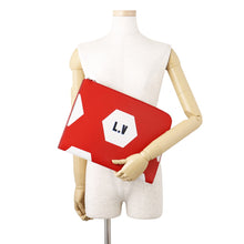 Load image into Gallery viewer, LOUIS VUITTON World Cup Collection Pochette Jules RougeM63232 Epi Leather Size GM