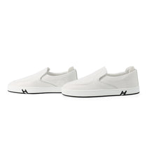 将图像加载到图库查看器中,HERMES Kiddy Sneakers White Leather Size 37
