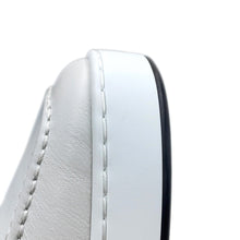 将图像加载到图库查看器中,HERMES Kiddy Sneakers White Leather Size 37
