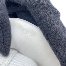 将图像加载到图库查看器中,HERMES Kiddy Sneakers White Leather Size 37