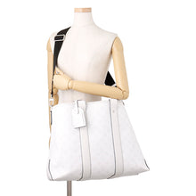 将图像加载到图库查看器中,LOUIS VUITTON Weekend Tote NM Taigarama WhiteM30919 Monogram Taiga Leather Size NM