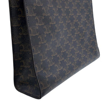 Load image into Gallery viewer, CELINE Triomphe Small Vertical Cabas 2WAY Bag Tan191542BZK PVC Leather