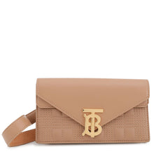 Load image into Gallery viewer, BURBERRY TB Waist Bag Brown Leather