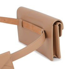 Load image into Gallery viewer, BURBERRY TB Waist Bag Brown Leather