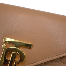 Load image into Gallery viewer, BURBERRY TB Waist Bag Brown Leather