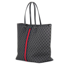 Load image into Gallery viewer, BALENCIAGA GUCCI x BALENCIAGA The Hacker Project Graffiti Tote Black/Multicolor6801272104T1169 GG Canvas Leather Size Large