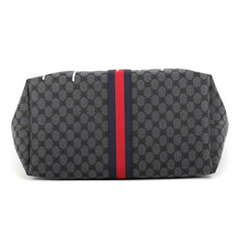Load image into Gallery viewer, BALENCIAGA GUCCI x BALENCIAGA The Hacker Project Graffiti Tote Black/Multicolor6801272104T1169 GG Canvas Leather Size Large
