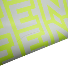 Load image into Gallery viewer, FENDI Marc Jacobs x Sunshine Collaboration 2-Way Shopper Bag (Medium) White/Neon Yellow8BH386 Leather