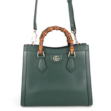 Load image into Gallery viewer, GUCCI Diana Bamboo Tote Medium Green853226 Leather