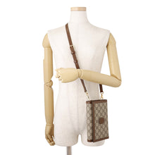 将图像加载到图库查看器中,GUCCI GG Supreme Shoulder Bag Beige/Brown724358 PVC Leather