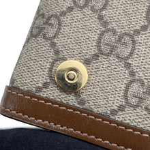 将图像加载到图库查看器中,GUCCI GG Supreme Shoulder Bag Beige/Brown724358 PVC Leather