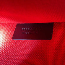 将图像加载到图库查看器中,Ferragamo Logo tote Red/Black241297 764871 Canvas Leather