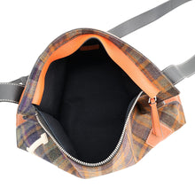 将图像加载到图库查看器中,LOEWE T Messenger Brown/Multicolor Leather Cotton