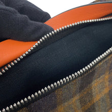 将图像加载到图库查看器中,LOEWE T Messenger Brown/Multicolor Leather Cotton