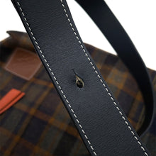 将图像加载到图库查看器中,LOEWE T Messenger Brown/Multicolor Leather Cotton