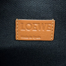将图像加载到图库查看器中,LOEWE T Messenger Brown/Multicolor Leather Cotton