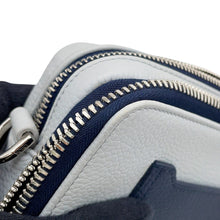 Load image into Gallery viewer, Dior double zip shoulder Gray/Navy2PUBC120GBC Leather