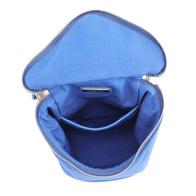 将图像加载到图库查看器中,PRADA Triangle logo Shoulder Blue2VH147 Canvas