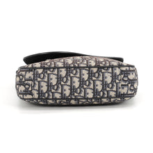 Load image into Gallery viewer, Dior Oblique Saddle Shoulder Beige/Navy1ADME130YKS_H27E Canvas Leather Size Mini