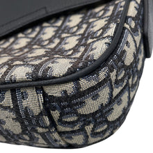 Load image into Gallery viewer, Dior Oblique Saddle Shoulder Beige/Navy1ADME130YKS_H27E Canvas Leather Size Mini