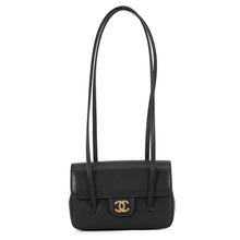 将图像加载到图库查看器中,CHANEL Strap Clutch Bag BlackAP5068 Caviar Leather
