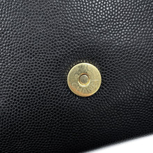 将图像加载到图库查看器中,CHANEL Strap Clutch Bag BlackAP5068 Caviar Leather