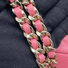 Load image into Gallery viewer, CHANEL Matelasse Drawstring Double Pocket Backpack PinkAS4342 Lambskin