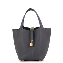 Load image into Gallery viewer, HERMES Picotin Lock Ardoise Taurillon Clemence Size PM