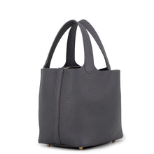 Load image into Gallery viewer, HERMES Picotin Lock Ardoise Taurillon Clemence Size PM