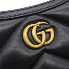 将图像加载到图库查看器中,GUCCI GG Marmont ChainShoulder Bag Black777263 Leather