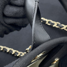 Load image into Gallery viewer, CHANEL Deauville 2WAYTote Bag BlackA66941 Canvas Leather Size GM