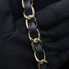 Load image into Gallery viewer, CHANEL Deauville 2WAYTote Bag BlackA66941 Canvas Leather Size GM