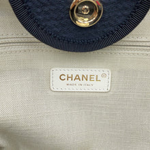 将图像加载到图库查看器中,CHANEL Deauville 2WAYTote Bag BlackA66941 Canvas Leather Size GM
