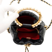 Load image into Gallery viewer, CHANEL Matelasse 2WAY Shoulder Bag BlackAS2608 Lambskin