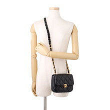 Load image into Gallery viewer, CHANEL Matelasse Mini Flap Bag BlackAS3205 Lambskin