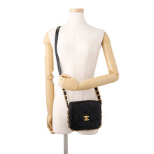 Load image into Gallery viewer, CHANEL Matelasse Small Flap Bag BlackAS2831 Lambskin Size Small