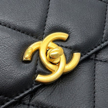 Load image into Gallery viewer, CHANEL Matelasse Small Flap Bag BlackAS2831 Lambskin Size Small