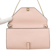 Load image into Gallery viewer, Valextra Valextra Iside Chain Wallet PeoniaSGES0009028LOCPL99PN Soft Calf Leather