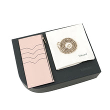 Load image into Gallery viewer, Valextra Valextra Iside Chain Wallet PeoniaSGES0009028LOCPL99PN Soft Calf Leather
