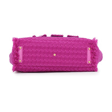 将图像加载到图库查看器中,CHANEL Tweed Shopping Tote PurpleAS0976 Tweed