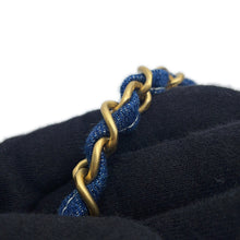 将图像加载到图库查看器中,CHANEL Matelasse Denim Vanity NavyAS1336 Denim