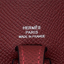 将图像加载到图库查看器中,HERMES Evelyne Sellier Rouge H Epsom Size TPM