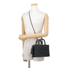 将图像加载到图库查看器中,CHANEL Matelasse CC Logo 2WAY Chain Vanity Bag BlackAS3345 Calf Leather
