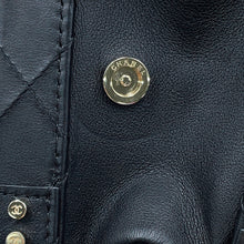 将图像加载到图库查看器中,CHANEL Matelasse CC Logo 2WAY Chain Vanity Bag BlackAS3345 Calf Leather