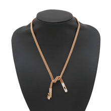 Load image into Gallery viewer, HERMES Kelly Gavroche Necklace Size STH222205B 00ST 18K Pink Gold