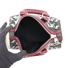 Load image into Gallery viewer, LOUIS VUITTON Keepall Bandouliere Noir/Blanc/Rouge FoncéM23788 Monogram・Shearling Size 25