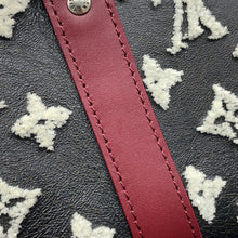 Load image into Gallery viewer, LOUIS VUITTON Keepall Bandouliere Noir/Blanc/Rouge FoncéM23788 Monogram・Shearling Size 25