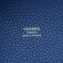 Load image into Gallery viewer, HERMES Picotin Lock Blue Tie Taurillon Clemence Size PM
